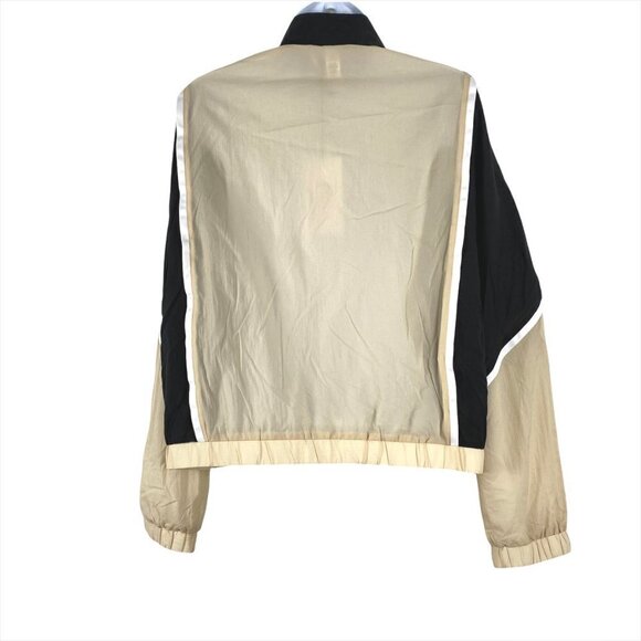 Zyia Active Black And Tan Block Zipper Jacket Full Zip NWT Women's Large - Picture 4 of 12